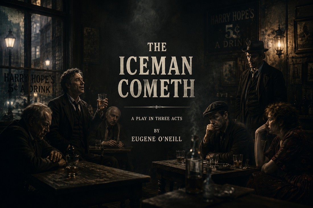 An illustration of The Iceman Cometh by Eugene O'Neill