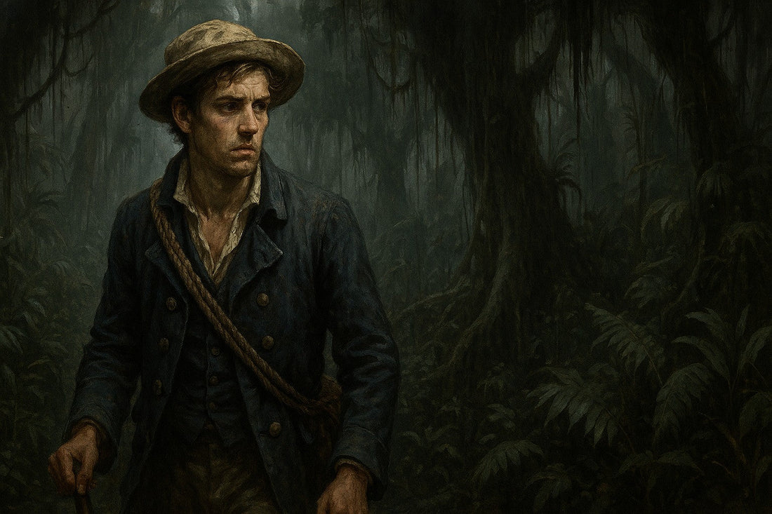 a young British seaman who seeks redemption in the dark and gloomy jungles of Southeast Asia in the 19th century.